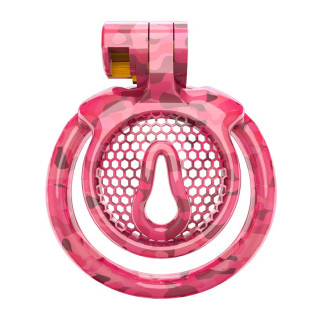 Чоловічий пояс вірності 3D Mini Chastity Cage ZX-1Z Flat Ring Arc-shaped ring Red 18+ - Інтернет-магазин спільних покупок ToGether