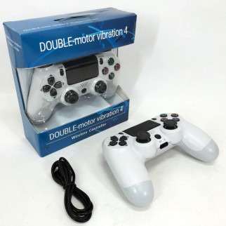 Джойстик DOUBLESHOCK для PS 4, бездротовий ігровий геймпад PS4/PC акумуляторний джойстик. Колір білий - Інтернет-магазин спільних покупок ToGether
