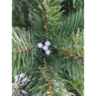 Кармен срібло 2м з шишкамиі перлами ялинка штучна новорічна - Інтернет-магазин спільних покупок ToGether