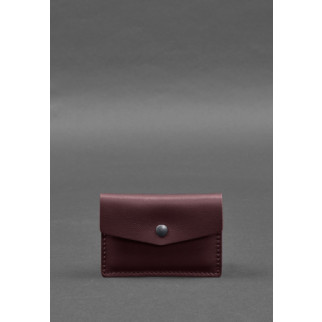 Шкіряний кард-кейс 9.0 бордовий крас BlankNote - Інтернет-магазин спільних покупок ToGether
