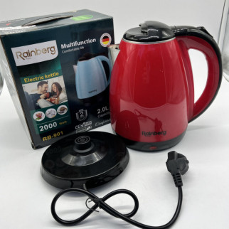 Електричний чайник Rainberg RB-901 2 л. Червоний - Інтернет-магазин спільних покупок ToGether