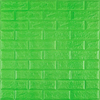 3D панель самоклеюча цегла Зелений 700х770х5мм (013-5) SW-00000149 - Інтернет-магазин спільних покупок ToGether