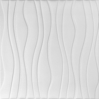 Самоклеюча декоративна настінно-стельова 3D панель хвилі 600*600*6mm (160) SW-00001199 - Інтернет-магазин спільних покупок ToGether