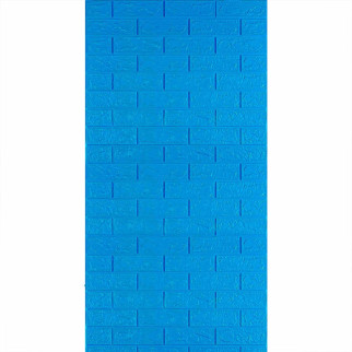 Самоклеюча 3D панель під синю цеглу 3080x700x3мм SW-00001756 - Інтернет-магазин спільних покупок ToGether