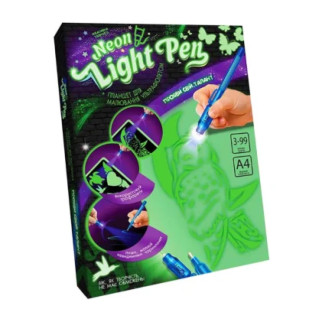 Набір для малювання ультрафіолетом Neon Light Pen NLP-01-01U з трафаретами - Інтернет-магазин спільних покупок ToGether