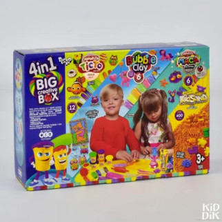 Набір творчості 4 в 1 "Big creative box" BCRB-01-01U УКР. (4) "Danko Toys" - Інтернет-магазин спільних покупок ToGether