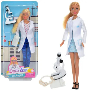 Лялька DEFA 8465 лікар-лаборант, мікроскоп, 2 види, кор., 33-15,5-6 см. - Інтернет-магазин спільних покупок ToGether