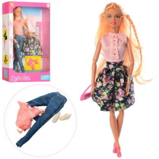 Лялька з вбранням DEFA 8383-BF шарнірна, взуття, 2 види, кор., 21-32-6,5 см. - Інтернет-магазин спільних покупок ToGether