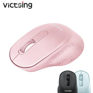 Миша бездротова мінікомп'ютерна VicTsing PC299A мишка Ергономічна безшумна (Pink) - Інтернет-магазин спільних покупок ToGether