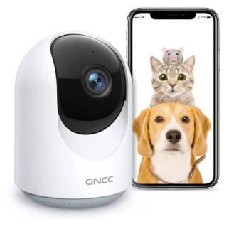 Камера Wi-fi GNCC P1 Поворотна камера для дому, камера відеоспостереження, відеоняня комплект 2 шт. - Інтернет-магазин спільних покупок ToGether
