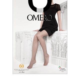 Колготки в сіточку Omero Maxi rete, Italy, чорні, розміри SM, ML - Інтернет-магазин спільних покупок ToGether
