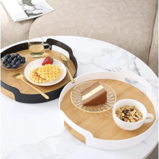 Десертний стабільний бамбуковий тацю для вітальні в скандинавському стилі для сервірування, багатофункціональна - Інтернет-магазин спільних покупок ToGether