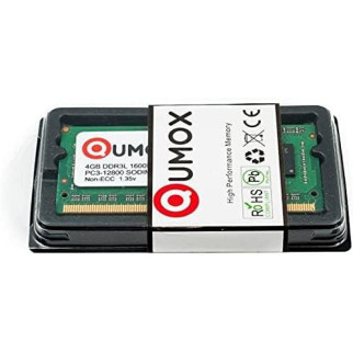 Оперативна пам'ять QUMOX 4 ГБ, 204 контакти DDR3L-1600 SO-DIMM (1600 МГц, PC3L-12800S, CL11, 1,35 В - Інтернет-магазин спільних покупок ToGether