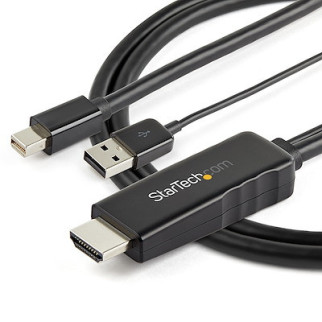 Кабель HDMI-Mini DisplayPort, 6 футів (2 м), 4K, 30 Гц — активний перехідний кабель HDMI-mDP зі звуком — живиться - Інтернет-магазин спільних покупок ToGether