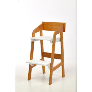 Дитячий високий зростаючий стілець для годування Chuck NEW з натурального дерева - Інтернет-магазин спільних покупок ToGether