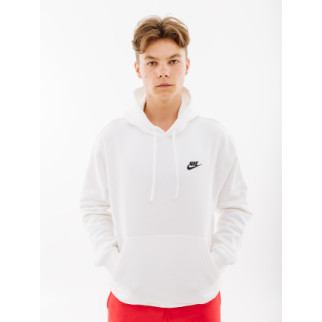 Чоловіче Худі Nike CLUB HOODIE PO BB Білий S (7dBV2654-100 S) - Інтернет-магазин спільних покупок ToGether