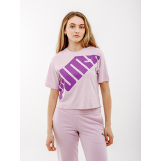 Жіноча Футболка Puma POWER Cropped Tee Фіолетовий XS (7d67789660 XS) - Інтернет-магазин спільних покупок ToGether