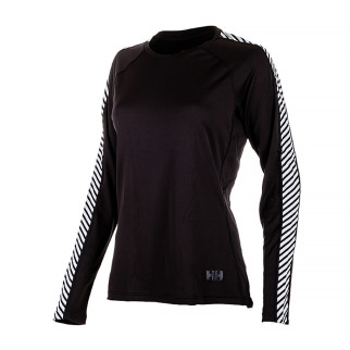 Жіноча Термокофта HELLY HANSEN LIFA ACTIVE STRIPE CREW Чорний XS (7d49413-990 XS) - Інтернет-магазин спільних покупок ToGether