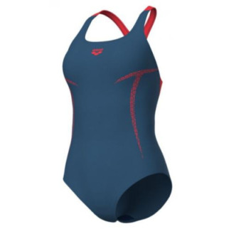 Купальник Arena PRO_FILE SWIM PRO BACK GRAPHIC Темно-синій 40 (007247-700 40) - Інтернет-магазин спільних покупок ToGether