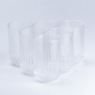 Набір прозорих склянок із товстого скла 6 штук - Інтернет-магазин спільних покупок ToGether