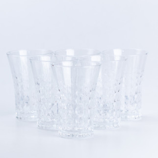 Склянка для води та соку скляний прозорий набір 6 шт - Інтернет-магазин спільних покупок ToGether
