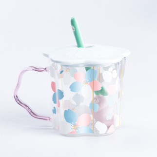 Чашка дитяча з ложкою та кришкою принт - Інтернет-магазин спільних покупок ToGether