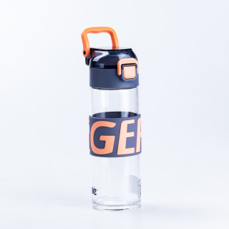 Пляшка для води скляна прозора із пластиковою кришкою - Інтернет-магазин спільних покупок ToGether