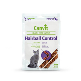 Ласощі для виведення вовни у котів Canvit Hairball Control з качкою 100 гр - Інтернет-магазин спільних покупок ToGether