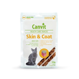Ласощі для здоров'я шкіри та вовни у котів Canvit Skin & Coat з лососем 100 гр - Інтернет-магазин спільних покупок ToGether