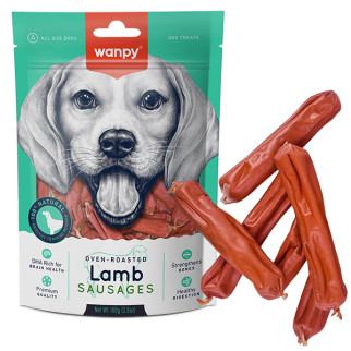 Ласощі для собак Wanpy Lamb Sausages з ягнятком 100 гр - Інтернет-магазин спільних покупок ToGether
