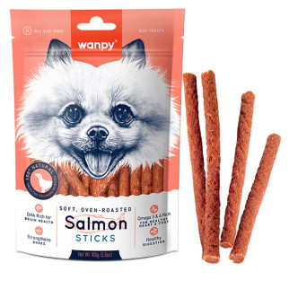 Ласощі для собак Wanpy Salmon Sticks з лососем 100 гр - Інтернет-магазин спільних покупок ToGether