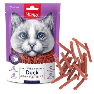 Ласощі для котів Wanpy Soft Duck Jerky Strips з качкою 80 гр - Інтернет-магазин спільних покупок ToGether