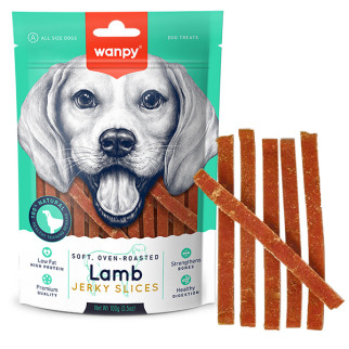 Ласощі для собак Wanpy Soft Lamb Jerky Slices з ягнятком 100 гр - Інтернет-магазин спільних покупок ToGether