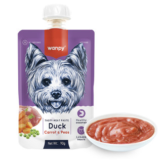 Крем-суп для собак Wanpy Duck Carrot & Pea з качкою 90 гр - Інтернет-магазин спільних покупок ToGether