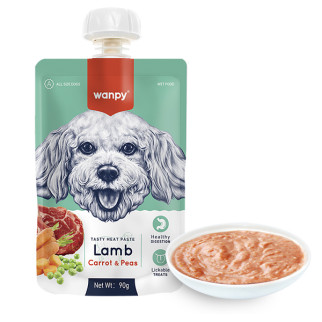 Крем-суп для собак Wanpy Lamb Carrot & Pea з ягнятком 90 гр - Інтернет-магазин спільних покупок ToGether