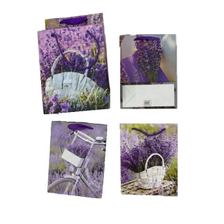 Пакет подарунковий паперовий L "Lavender" 30*41*12см WW02812-L (360шт) - Інтернет-магазин спільних покупок ToGether