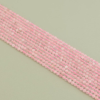 122704 Нитка Рожевий кварц 39 см. 4 мм. (Без замка) - Інтернет-магазин спільних покупок ToGether