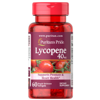 Лікопін Puritan's Pride Lycopene 40 mg 60 Softgels - Інтернет-магазин спільних покупок ToGether