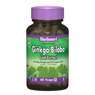 Гінко білоба Bluebonnet Nutrition Ginkgo Biloba Leaf Extracte 60 Caps - Інтернет-магазин спільних покупок ToGether
