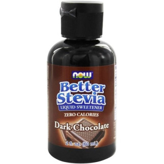 Замінник цукру NOW Foods Better Stevia Liquid 60 ml /500 servings/ Black Chocolate - Інтернет-магазин спільних покупок ToGether