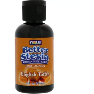 Замінник цукру NOW Foods Better Stevia Liquid Sweetener 2 fl oz 60 ml English Toffee - Інтернет-магазин спільних покупок ToGether