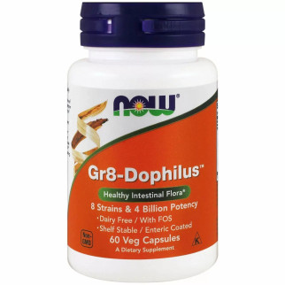 Пробіотик NOW Foods Gr8-Dophilus 4 billion 60 Veg Caps - Інтернет-магазин спільних покупок ToGether