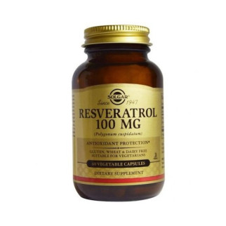 Ресвератрол Solgar Resveratrol 100 mg 60 Veg Caps - Інтернет-магазин спільних покупок ToGether