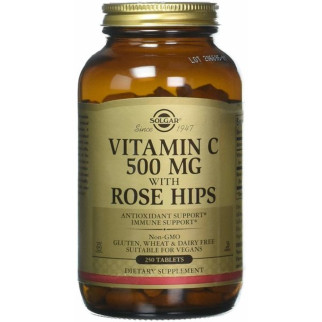 Вітамін C Solgar Vitamin C with Rose Hips 500 mg 250 Tabs - Інтернет-магазин спільних покупок ToGether
