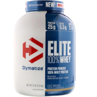 Протеїн Dymatize Elite 100% Whey Protein 2300 g /70 servings/ Cafe Mocha - Інтернет-магазин спільних покупок ToGether