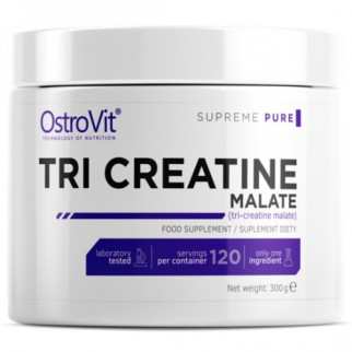 Креатин комплекс OstroVit TRI Creatine Malate 300 g /120 servings/ Pure - Інтернет-магазин спільних покупок ToGether