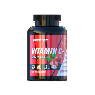 Вітамін C для спорту Vansiton Vitamin C+ With Rosehip 120 Tabs - Інтернет-магазин спільних покупок ToGether