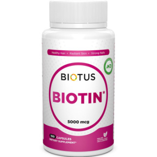 Біотин Biotus Biotin 5000 mcg 100 Caps BIO-530319 - Інтернет-магазин спільних покупок ToGether
