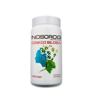 Гінкго Білоба для спорту Nosorog Nutrition Ginkgo Biloba 120 Caps - Інтернет-магазин спільних покупок ToGether
