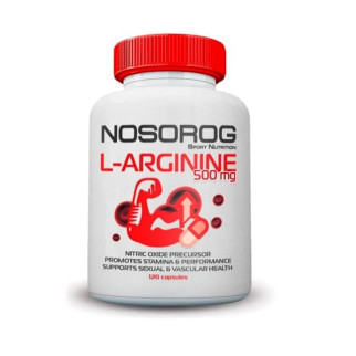 Аргінін для спорту Nosorog Nutrition L-Arginine 500 mg 120 Caps - Інтернет-магазин спільних покупок ToGether